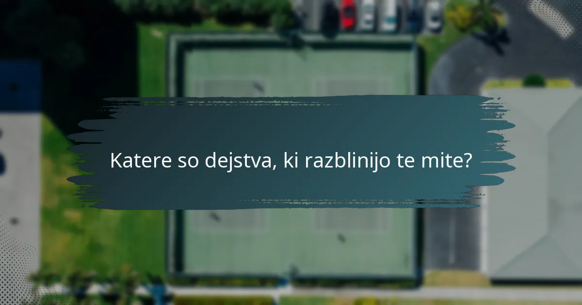 Katere so dejstva, ki razblinijo te mite?
